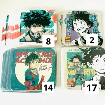 나의 히어로 아카데미아 아트 코스터 RIVALS 미도리야 이즈쿠 데쿠