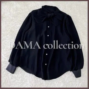 컨디션 최상 빅 사이즈 다마 컬렉션 보타이 블라우스 긴팔 세레모니