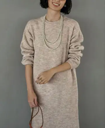 스타일 델리 야크풍 크루넥 원피스 01 사이즈