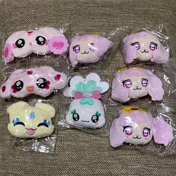 프리큐어 봉제 인형 클립 8개 세트