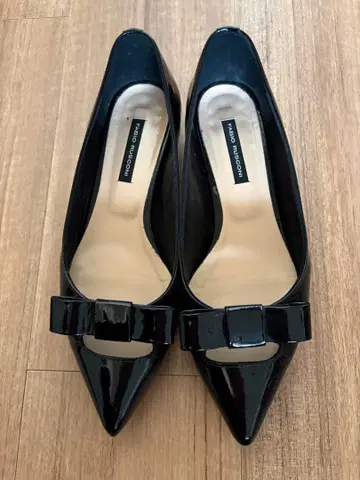 FABIO RUSCONI 파비오 루스코니 리본 포함 플랫슈즈