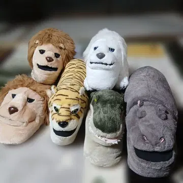 샤크렐 플래닛 특대형 동물 봉제 인형 세트 모자