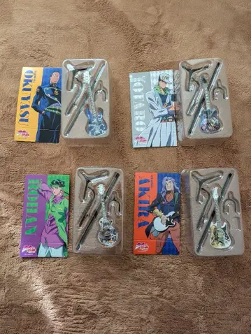 죠죠의 기묘한 모험 ROCKMONO 4개 세트 기타