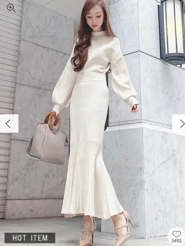 RESEXXY 머메이드 실루엣 원피스 eimy