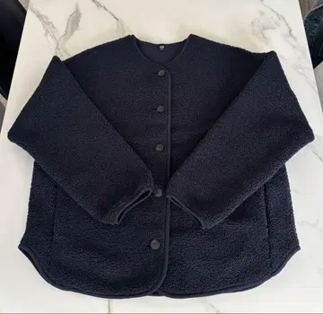 [ 새상품 미사용 ] UNIQLO/보아 플리스 릴랙스 가디건/XL