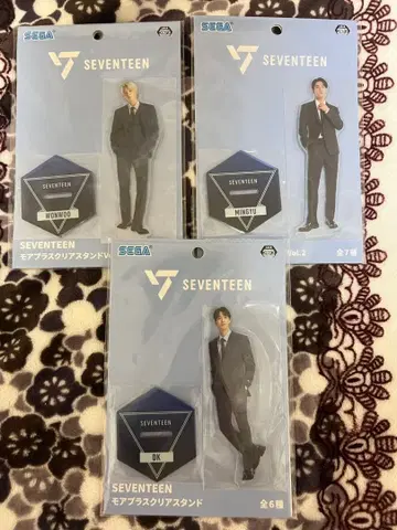 SEVENTEEN SEGA 모어 플러스 클리어 스탠드 원우 민규 DK
