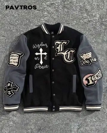 남성용 바시티 자켓