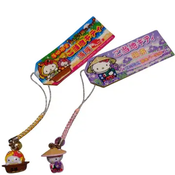 지역 한정 키티 키링 이바라키 아귀 이타코