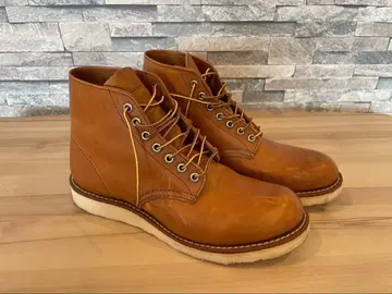 RED WING 9107 PLAIN TOE BROWN