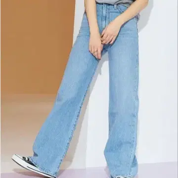 [67] 리바이스 라이트 블루 와이드 레그 진