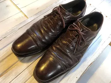 REGAL 메달리온 천연 가죽 스트레이트 팁