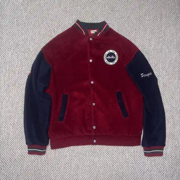 ellesse 바시티 자켓 버건디/네이비