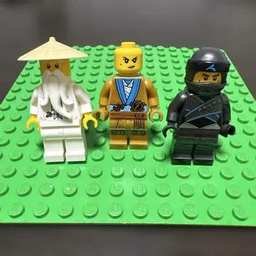 정품 LEGO 미니 피규어 닌자고 우 선생 골든냐