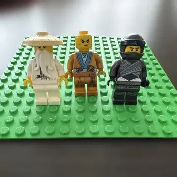 정품 LEGO 미니 피규어 닌자고 우 선생 골든냐