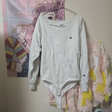 Champion BEAMS COUTURE 등 코르셋 바디수트