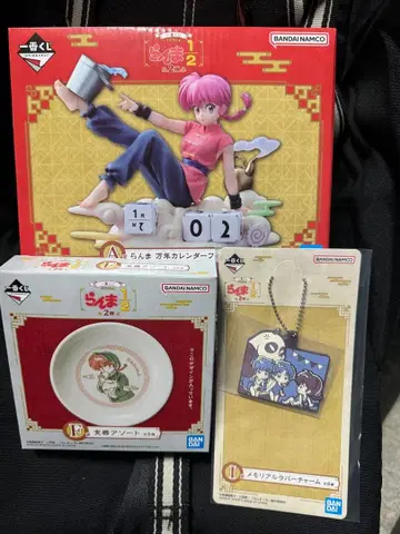 제일복권 란마 1/2 A상 란마 만년 달력 피규어 란마