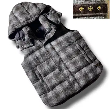 103/L 사이즈/ 타트라스 TATRAS 다운 베스트 체크 무늬