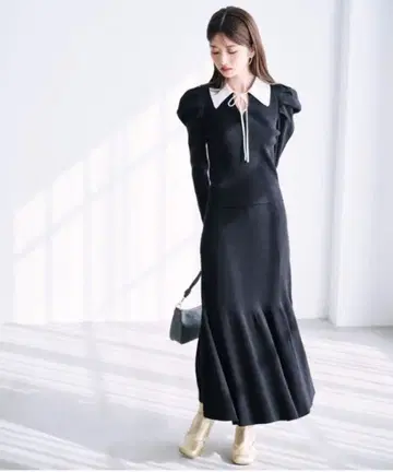 Lily Brown 릴리 브라운 머메이드 헴 니트 셋업