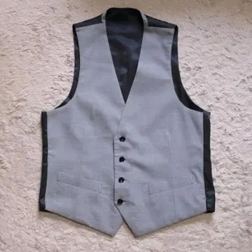 SUIT SELECT 수트 베스트 베스트 Y4 사이즈 블랙 리버서블