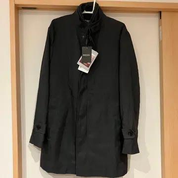 REGAL 블랙 스텐카라 코트