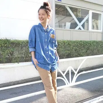 메르시보쿠 Lee 셔츠 mercibeaucoup,