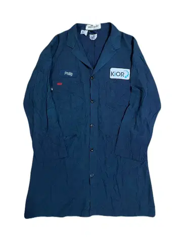 구제 의류 Workrite 샵코트 XL 네이비 빈티지 5