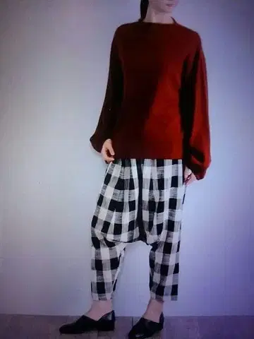 Lintu Laulu 코튼 린넨 사루엘 팬츠