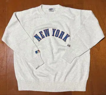 coen MLB 별주 원포인트 크루넥 니트