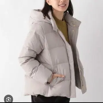 글로벌 워크 발수 가공 후드 부착 다운 자켓 L