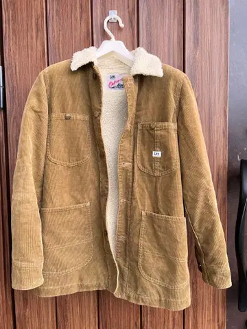 새상품급 Lee 아우터 코듀로이 보아 커버올 S 사이즈