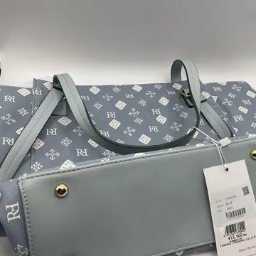 RF 그레이 패턴 프린트 토트백