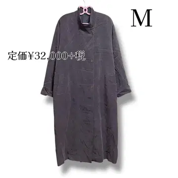 롱 코트 원피스 무지 무릎 기장 한국 스타일 긴팔 무지 체형 커버 슬림