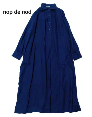 [ 새상품급 ] 노프드 노드 버드 레이스 개더 셔츠 원피스 긴팔