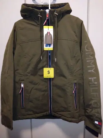 미사용 새상품 타미힐피거 소프트쉘 자켓 카키 S
