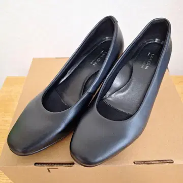 블랙 플레인 펌프스 5cm 힐 23cm