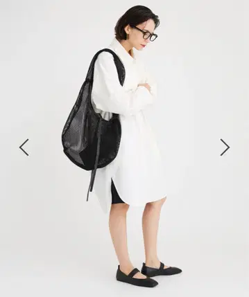 [택 포함] BABYLONE 바빌론 백 오버 셔츠 원피스