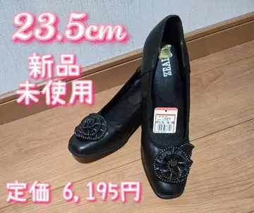 [ 미사용 새상품 ] 로즈 모티브 에어쿠션 펌프스 23.5cm