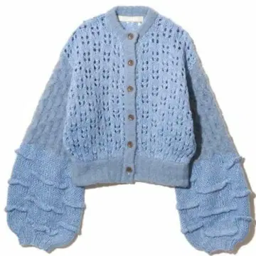 LEINWANDE 레이스 편직 가디건