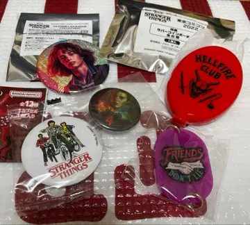 [기묘한 이야기] 5세트 캔뱃지 코인 파우치 키링