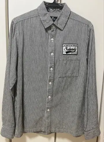 Subciety 스트라이프 셔츠 L 사이즈