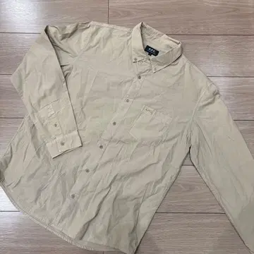 A.P.C. 베이지 버튼업 셔츠 M
