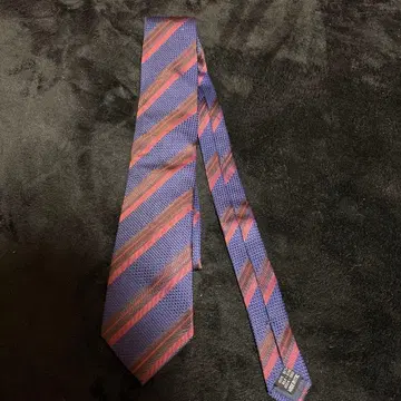 Prestant 스트라이프 넥타이 네이비