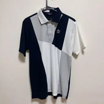 골프 피케 셔츠 네이비/화이트/그레이