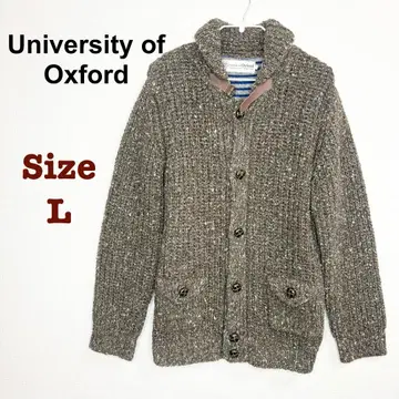 유니버시티 오브 옥스퍼드 숄카라 니트 아우터 가디건