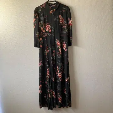 미사용 ZARA PREMIUM COLLECTION 꽃무늬 셔츠 원피스 L