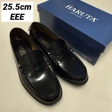 HARUTA 로퍼 5160 블랙 남성용 25.5cm EEE