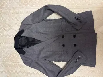 [ 새상품급 ] MOUSSY 마우지 매니쉬 슬림 그레이 더블 버튼 자켓