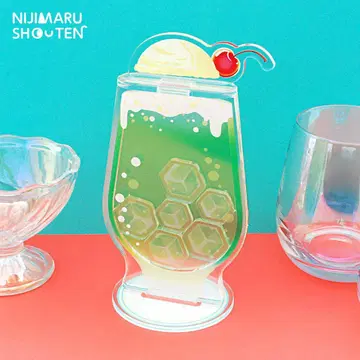 니지마루 상점 최애 넣는 그 녀석 아크릴 프레임 크림 소다 멜론 소다