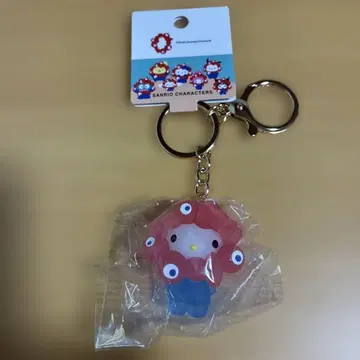 산리오 클리어 키티 미야쿠미야쿠 콜라보 키링