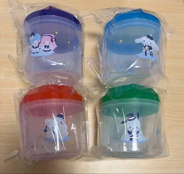 산리오 happy 복권 해피 복권 D상 스타 캐니스터 4개 세트